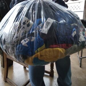 Bulk Mixed Kids Clothing Lot - Blue & Multicolor